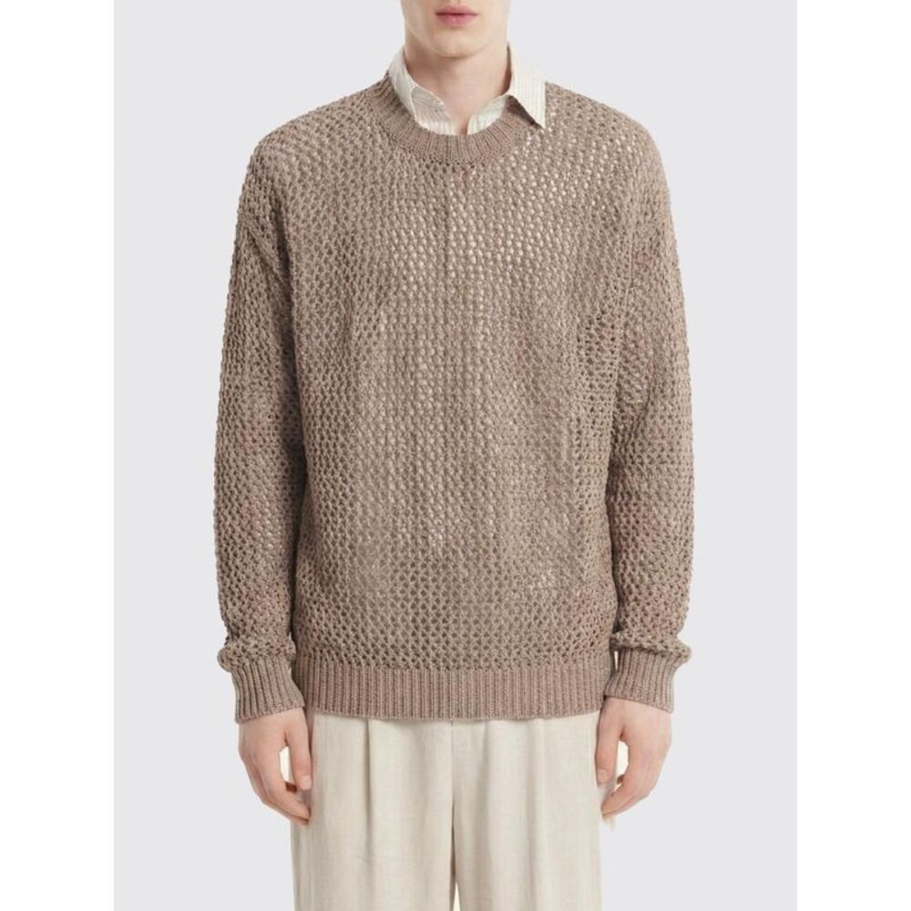 Maison Kitsune Men Cotton Knit Top Maison Kitsune